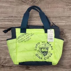 40Y2 未使用品/シナコバ SINA COVA トートバッグ 2way 緑 SINA COVA シナコバ 撥水ポリエステル 2wayトートバッグ (白×紺