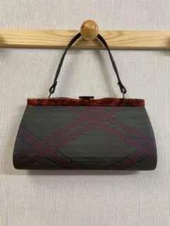 大島紬／ハンドバッグ