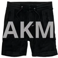 定価3.9万 AKM PILE RELAX EASY ショートパンツ M 黒のサムネイル