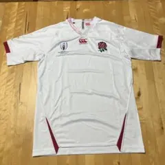 Canterburyイングランド ラガーシャツ 2019ワールドカップ　Ｍサイズ