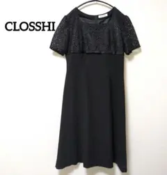 3-4【クロッシー】◎美品◎CLOSSHI ブラックフォーマル　ワンピ　しまむら