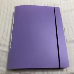 【推し色】クリアファイルごと入れられるラベンダー色ファイル