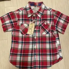 KIDS Woven Lalo チェック柄 半袖シャツ 100