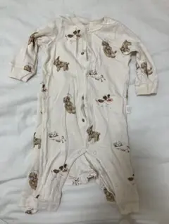 GELATO PIQUE 犬プリントロンパース