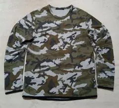 BELVET 迷彩柄 サーマル長袖Tシャツ M - メルカリ