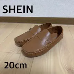 ローファー キッズシューズ　キッズ　レザー　20cm ブラウン