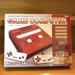クラシカル ゲームコンピューター FC ファミコン互換機 30種類のゲーム内蔵