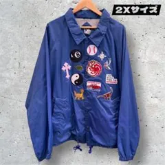 パッチ付きナイロンジャケット 2Xサイズ