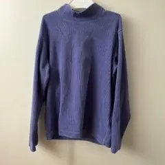 キッズ パープル タートルネック 長袖カットソー　ユニクロ　140