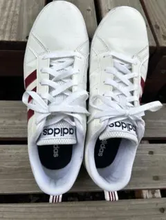 adidas スニーカー ホワイト レッド 26.5cmのサムネイル
