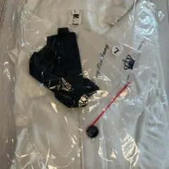 フリル付きホワイトシャツ Ｌ