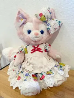ハンドメイド　コスチューム　リーナベル　フルーツ柄のエプロン付きワンピースのサムネイル