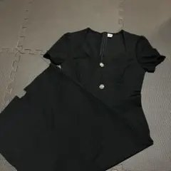ブラック 半袖 ロングワンピース Sサイズ 値下げ交渉⭕️