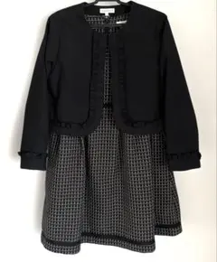 フォーマルワンピースとボレロ　入学式•卒園式 サンカンシオン 130cm