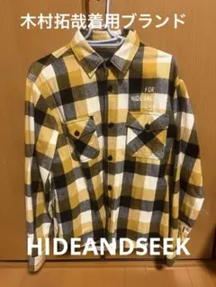大晦日セールHIDEANDSEEKバァファローネルシャツサイズM