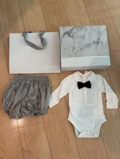 マールマール　ブルマ　ロンパース　蝶ネクタイ かぼちゃパンツ