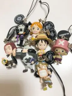 ワンピース　ストラップ　7個セット