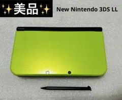 美品【動作確認済】NEW Nintendo 3DS LL【ライムグリーン】任天堂