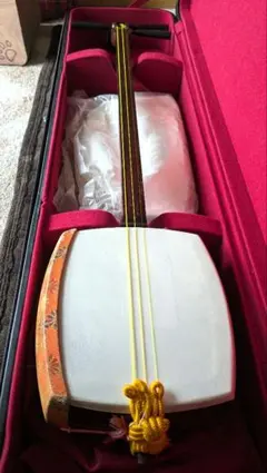 津軽三味線 撥 紅木台 特上）津軽紅木三味線セット | 和楽器市場·新館