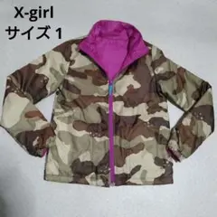 ●X-girl エックスガール リバーシブル 中綿ブルゾン ジャケット