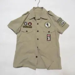 90s HYSTERIC GLAMOUR 半袖 ミリタリーシャツ FREEのサムネイル