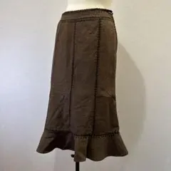 00s archive brown tulip skirt Y2Kのサムネイル