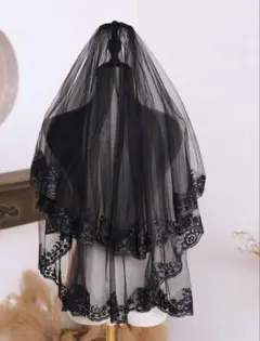ブライダルベール ブラック ウェディング