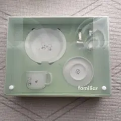 [新品]　familiar PET食器セットA お食い初めや離乳食、ギフトにも！ファミリアの食器｜ファミリア