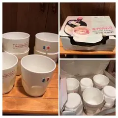 SUNTORY OLD ミルクグラス　6個セット フランス製