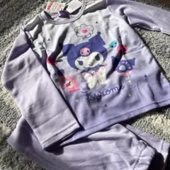 Kuromi キャラクター パジャマ 上下セット　130cm クロミ