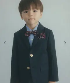 フォーマルスーツ 120cm ネイビー ゴールドボタン