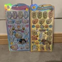 ☆正規品☆ うるちゅるポップシール　おぱんちゅうさぎ　んぽちゃむ　2枚セット