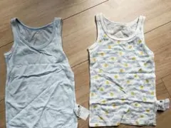 UNIQLO ベビー タンクトップ 2枚セット サイズ80cm 水通しのみ美品