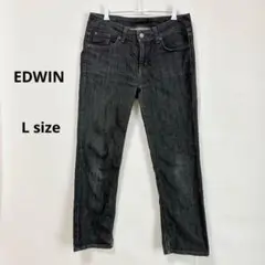 エドウィン　EDWIN　デニム　L 403L　ブラック　32×30 テーパード
