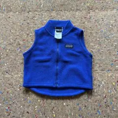 patagonia ベビーベスト 3M 青