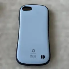iFace iPhone用ケース くすみブルー　iPhoneSE 第3世代