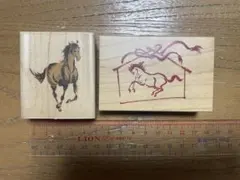 馬　午　絵馬　スタンプセット　年賀状