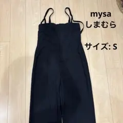 mysa しまむら サロペット ブラック Sサイズ