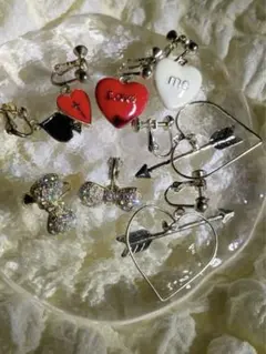 イヤリング ハート セット