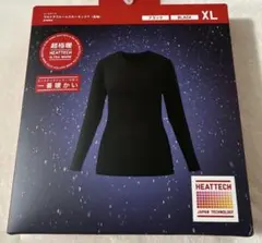 ヒートテック ウルトラウォームクルーネックT ブラック XL