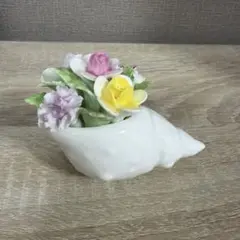 英国ロイヤルドルトン 陶花フラワーポット 薔薇 英国ヴィンテージ