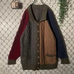 HARE テープステッチラインニットカーディガン レッド 東海オンエア
