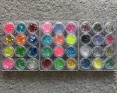 ネイルアート用グリッター 36個セット