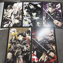 THEジャンプショップ神保町 カグラバチ ポストカード 箔押しカード 六