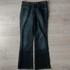 y2k 00s ブーツカット デニムパンツ 色落ち フレア