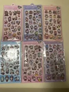キャラクターシール 6シートセット