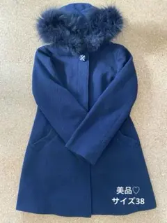 【美品】RewdeRew⭐︎ネイビーコート