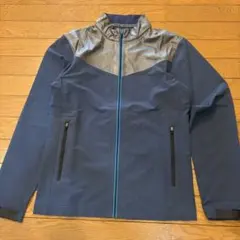NIKE PRO TRAINING フルジップ薄手ジャケット ネイビー S
