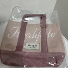 Her lip to Canvas Mini Tote Pink - メルカリ