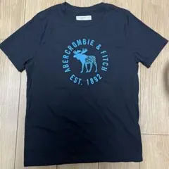 Abercrombie & Fitch Tシャツ 13/14 黒⭐︎刺繍デザインのサムネイル
